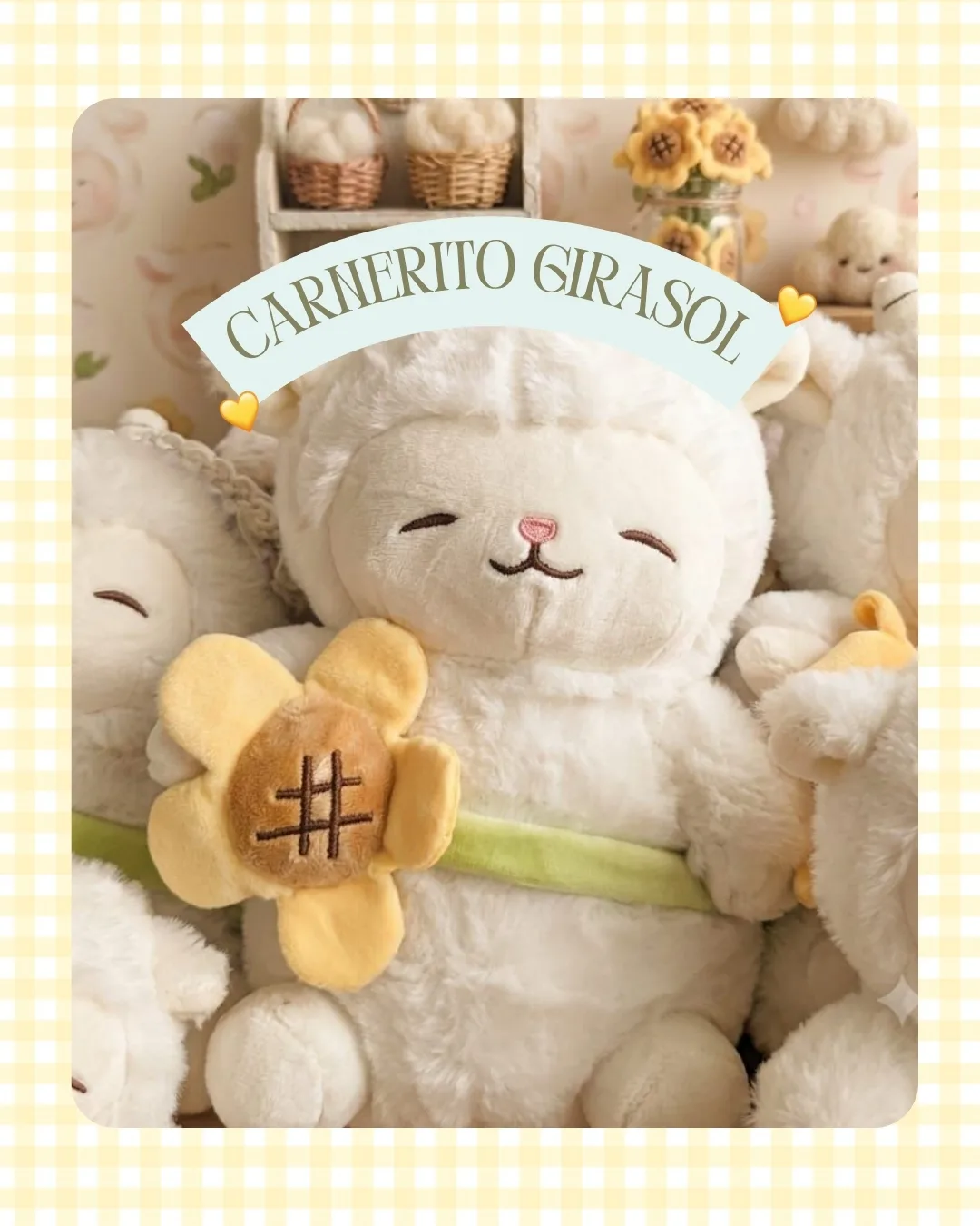 Carnerito con girasol
