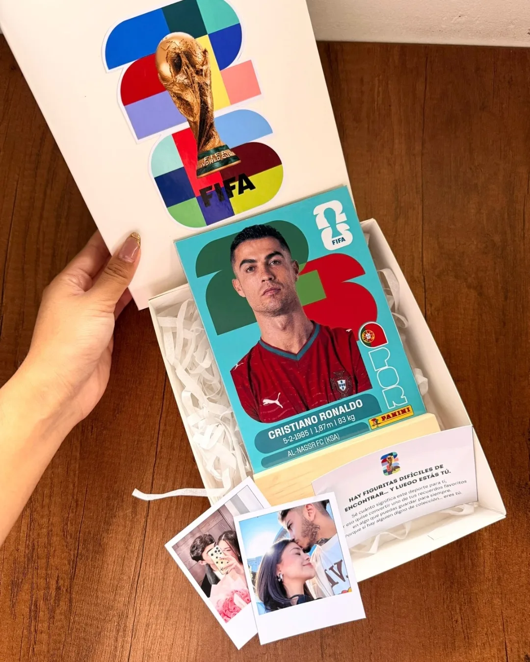 Cuadro estampita Messi - Cr7