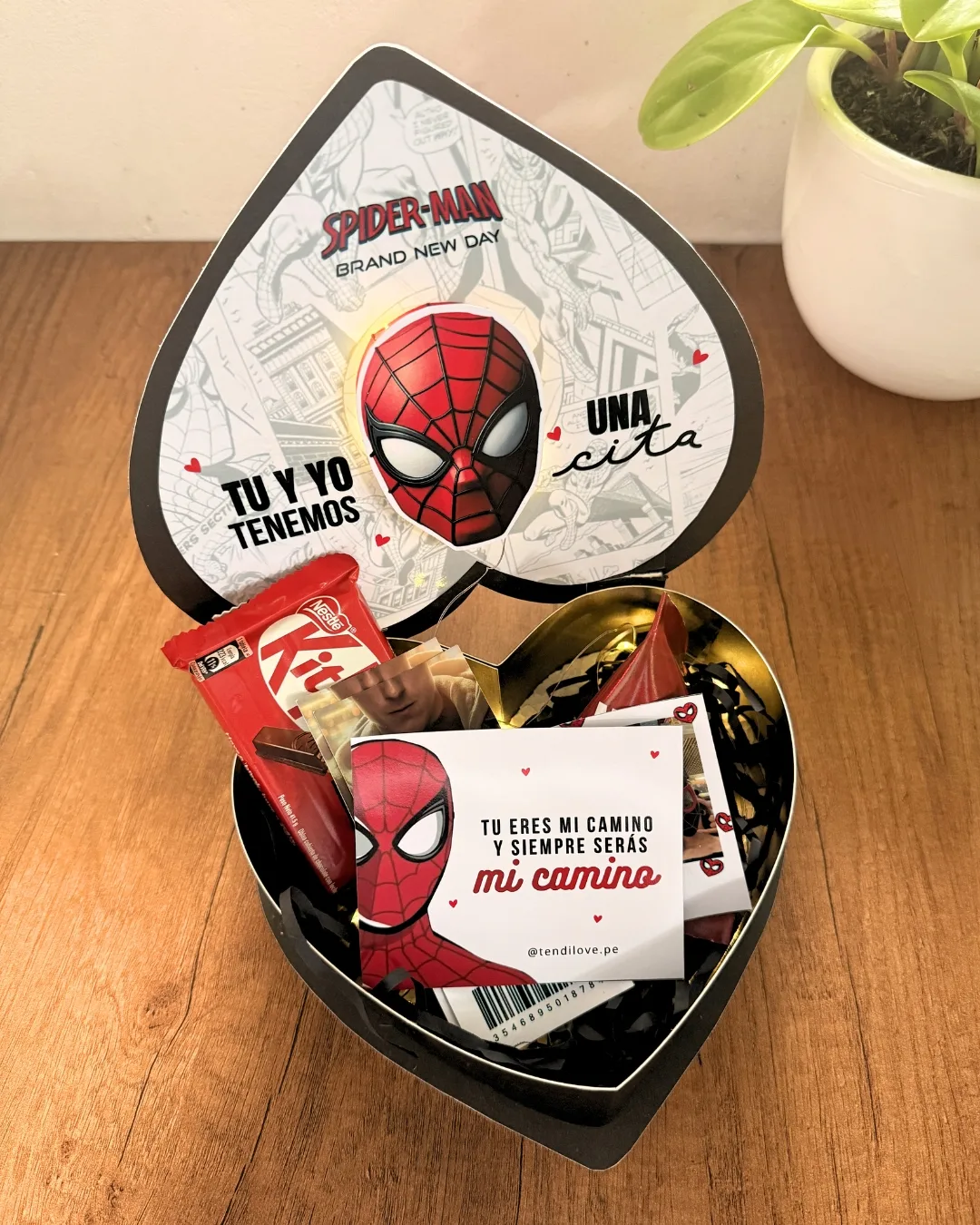 Pack invitación Spider Man