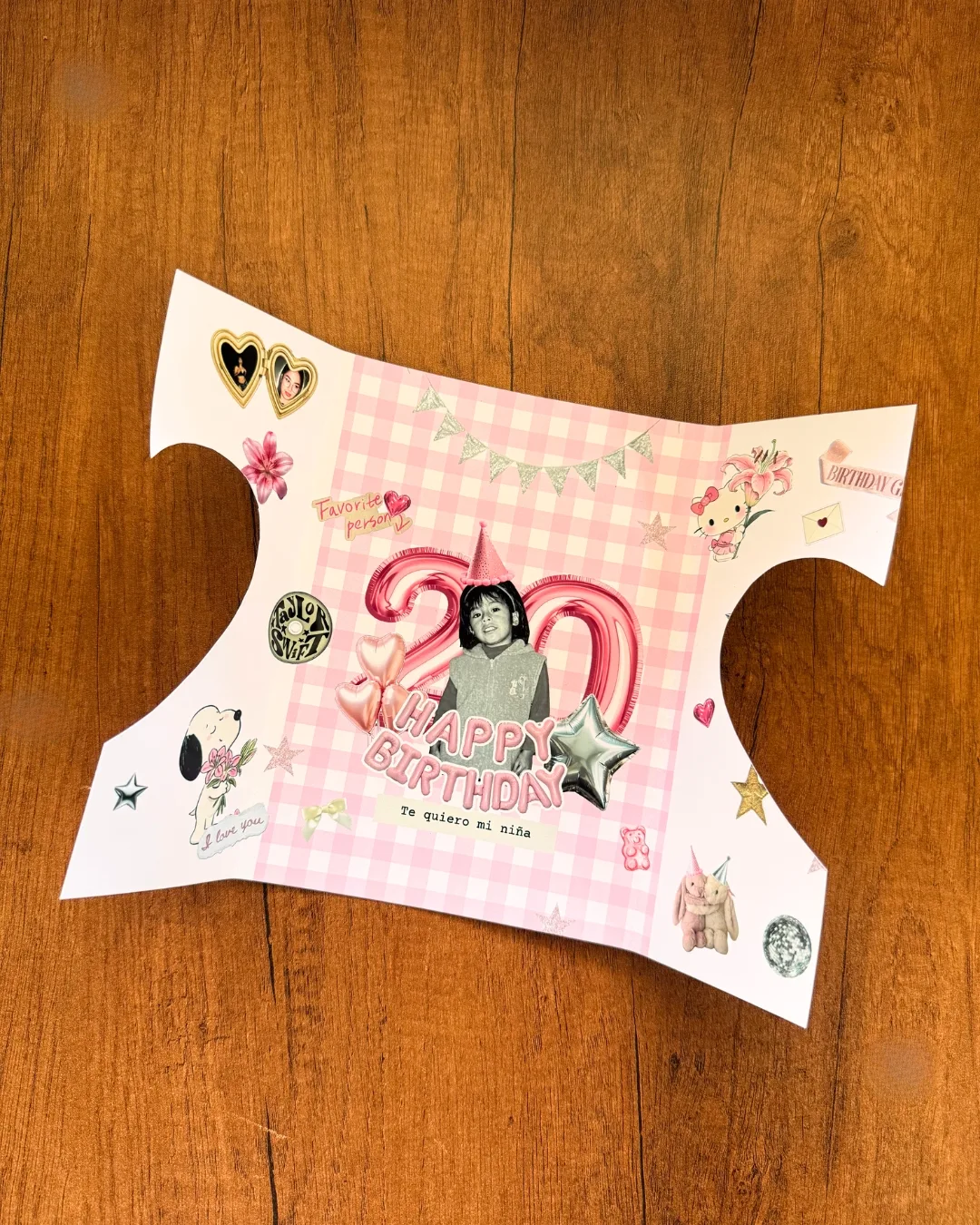 Tarjeta cumpleaños — vista 3